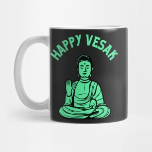 Happy Vesak Buddha Mug